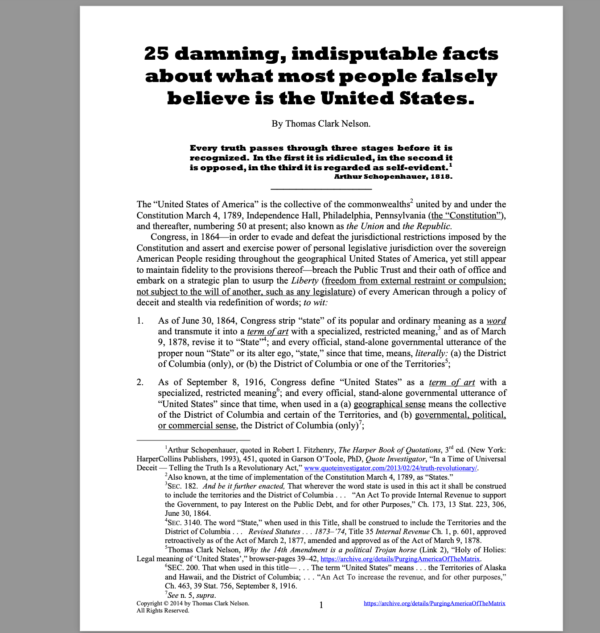 25 DAMING INDISPUTABLE FACTS ABOUT WHAT MOST PEOPLE FALSELY BELIEVE IS THE UNITED STATES