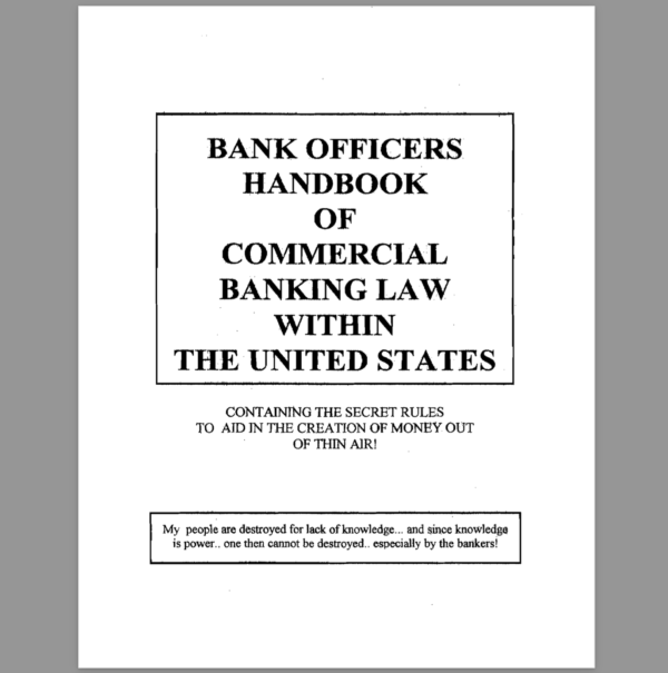 Bank Officers Handbook