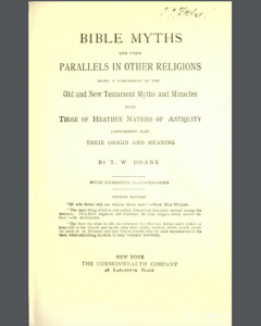 Bible Myths And Their Parallels In Other Religions   Year 1882