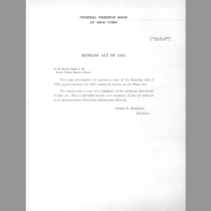 FULL TEXT THE BANKING ACT of 1933 aka The Glass Steagall Act