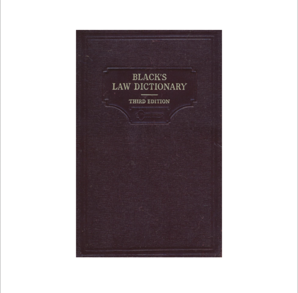 Black's Law Dictionary