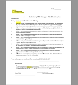 The Notary Protest Template 1