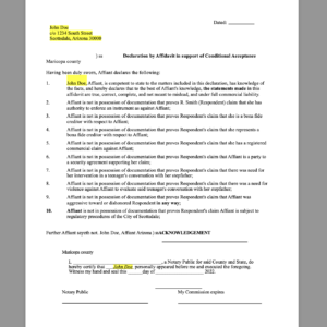 The Notary Protest Template 1