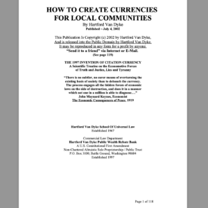 how to create currencies for communities