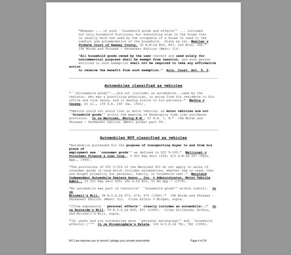 NO Law Requires You to Registered your private automobile or property2024 06 28 at 7.30.18 AM