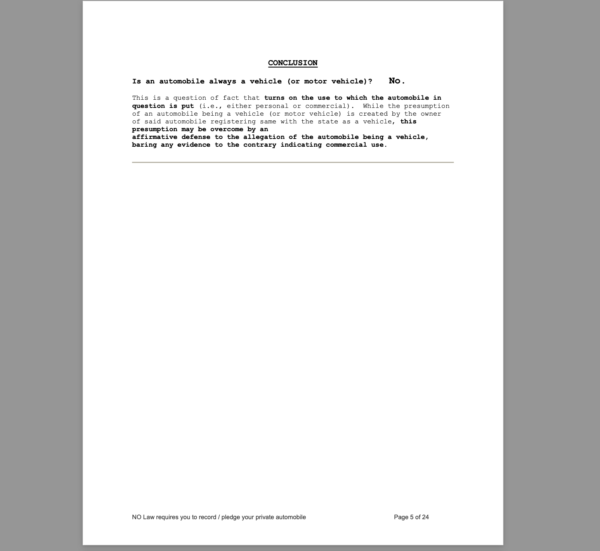 NO Law Requires You to Registered your private automobile or property2024 06 28 at 7.30.28 AM