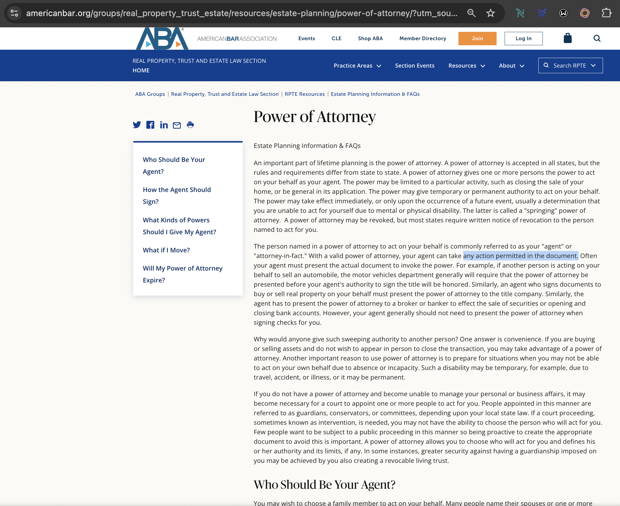 2. The Right to Self-Representation and Power of Attorney One of the most egregious errors in PHH Mortgage's Motion is the claim that the Plaintiffs, acting as attorneys-in-fact for their respective trusts, "lack standing" to bring the lawsuit because they are not licensed attorneys. This argument is flawed for several reasons: The Right to Self-Representation: The Sixth Amendment and Article I, Section 10, Clause 1 of the U.S. Constitution guarantee the right of individuals to defend their own rights without being forced to hire an attorney. Under U.S. Supreme Court precedents, a person does not require a law license to exercise their own rights or act as an agent in contractual matters. Power of Attorney & UCC Recognition: The Uniform Commercial Code (UCC) § 3-402 recognizes that a trust, like any legal entity, can be represented by an authorized agent or attorney-in-fact. A trust is a contractual arrangement, not a corporate entity that is required to hire an attorney. Case law supports the right of an individual to act as an agent for a trust without a requirement to be a BAR-licensed attorney. ABA Recognition of Power of Attorney: The American Bar Association (ABA) defines a power of attorney as a legal document that grants one or more persons the authority to act on behalf of another as their agent. This authority can be limited to specific activities or general in scope. The ABA further emphasizes that a power of attorney is recognized in all states, though the rules and requirements may vary (American Bar Association). By falsely asserting that only licensed attorneys can represent a trust, PHH's Motion disregards these established legal principles and attempts to impose an unwarranted barrier to justice.