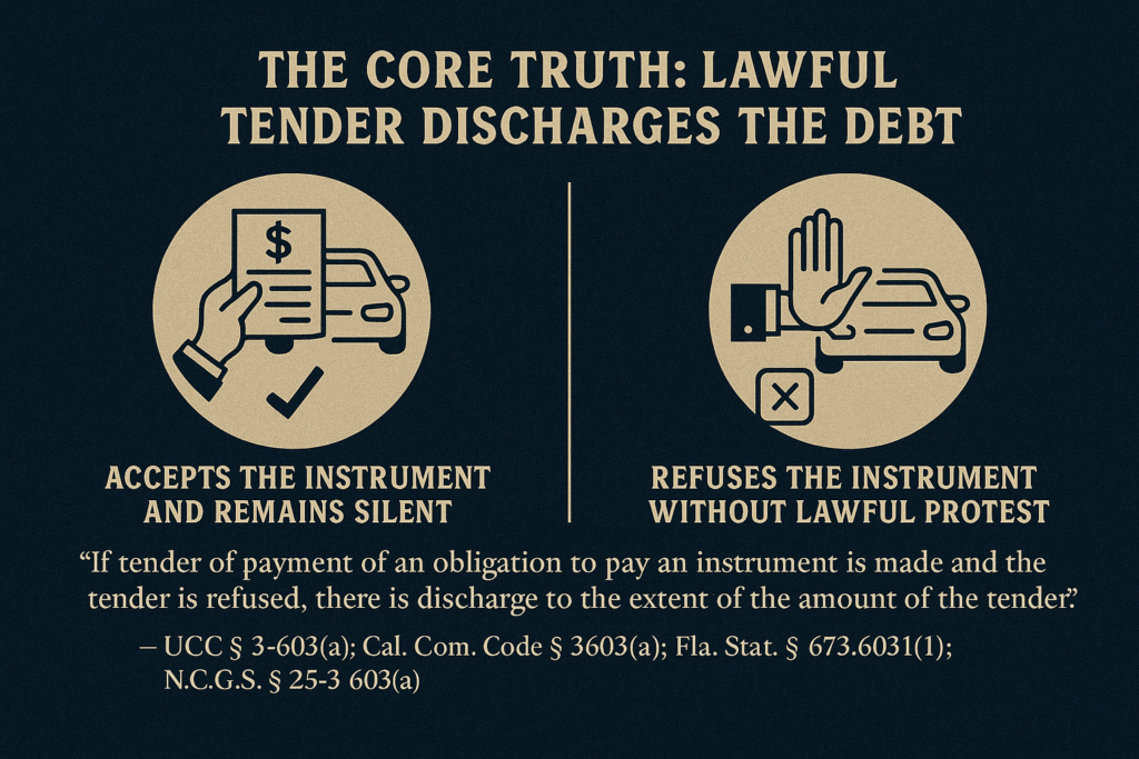 lawful tender discharges the debt