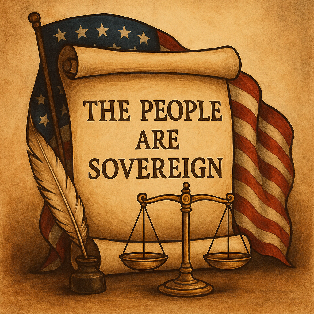 THE PEOPLE ARE SOVEREIGN Affirmed by the State Constitutions and the Constitution for the United States of America